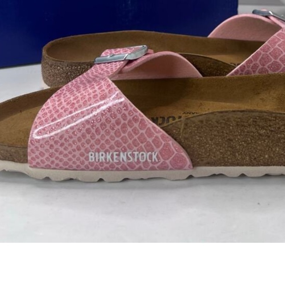 Birkenstock Madrid BS BirkoFlor Sandal Magic Snake Rose Women 11/EU 42/Men 9 NWB - Picture 4 of 4
